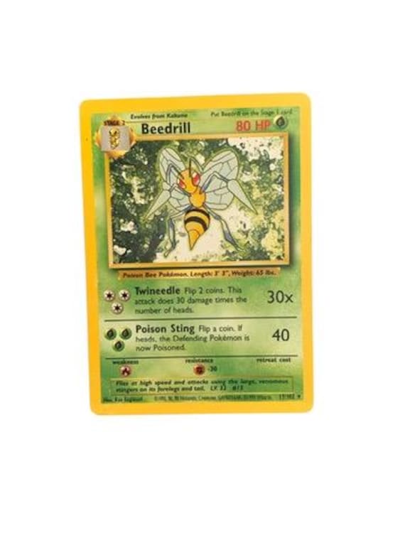 Pokemon Base Set Beedrill #17