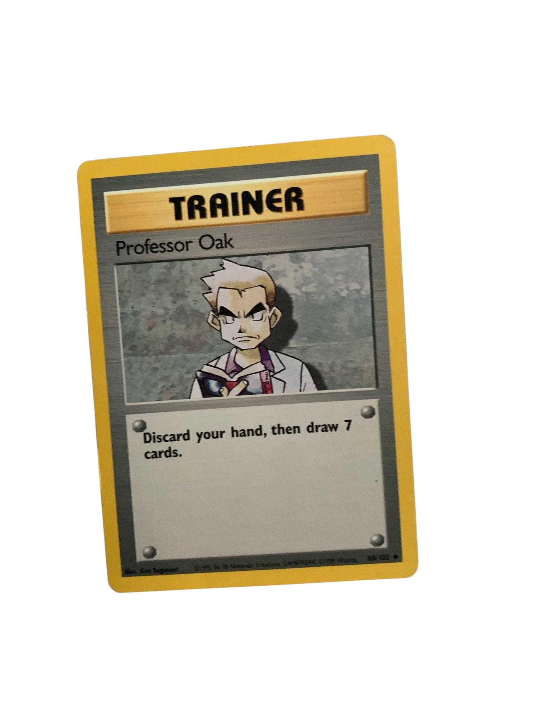 pokemon professor oak card Imposter Professor Oak 73/102 Textured Holo main image 0