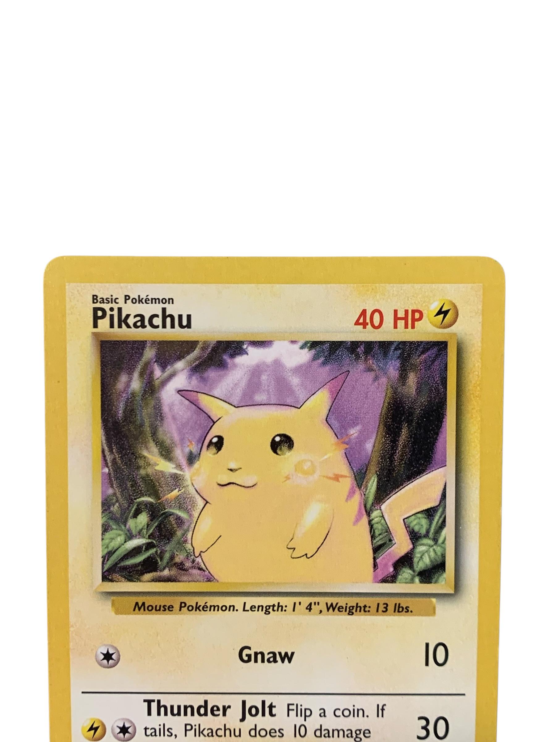 Limited UK Edition PIKACHU 58/102 - 4th Print (1999-2000) Rare