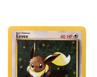 1995 eevee pokemon card value 55 82 Team Rocket 1st Edition 55/82 SGC 8.5 – TBC Games this attack does 10 damage. Pokémon Eevee 55/82 Team Rocket