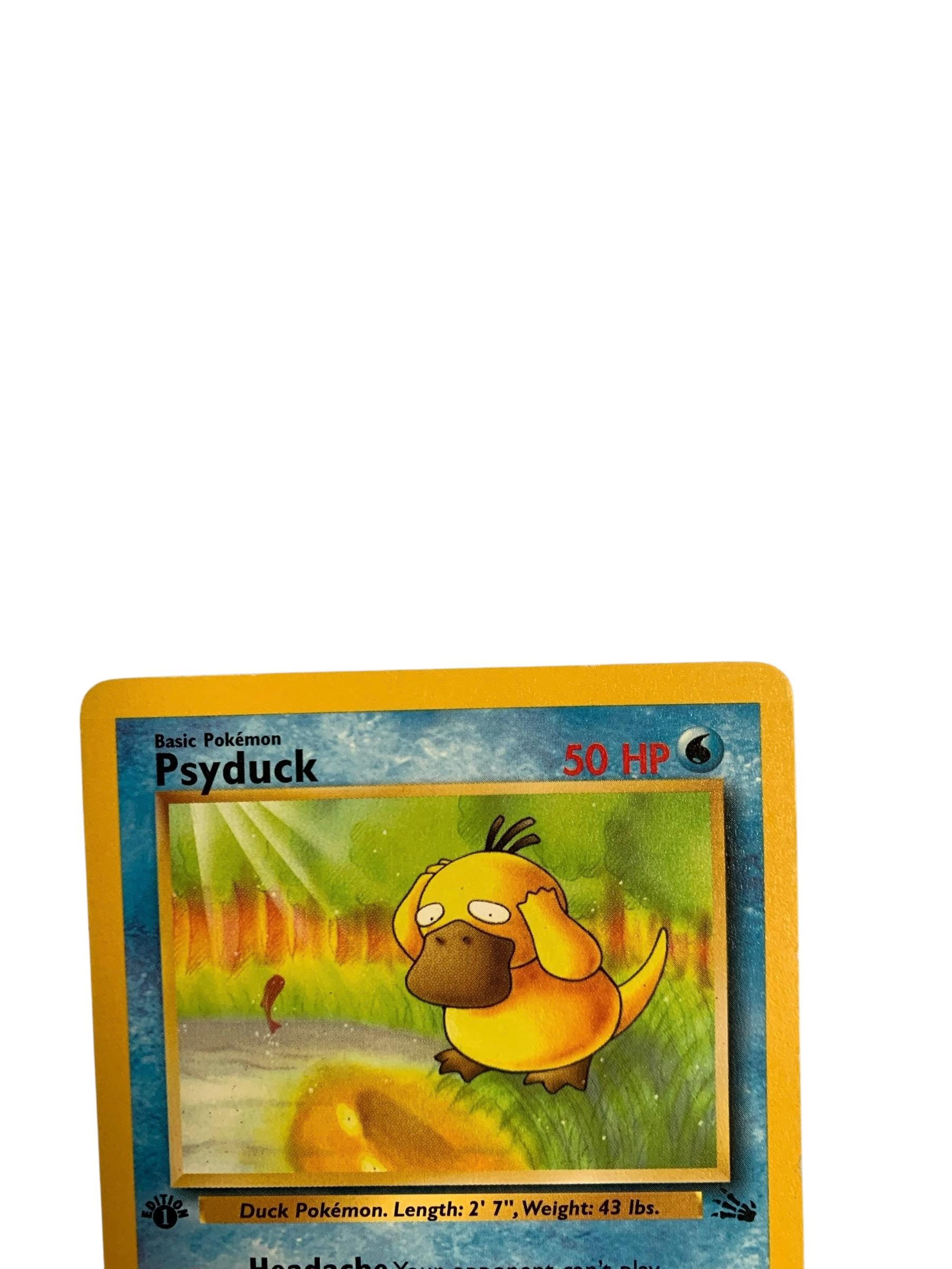 1st Edition Psyduck 53/62 62 Fossil Set 1999 Wizards of the Coast