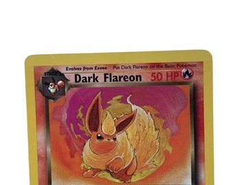 dark flareon pokemon card DARK FLAREON - Team Rocket - 35/82 - Uncommon - Pokemon Card - Unlimited