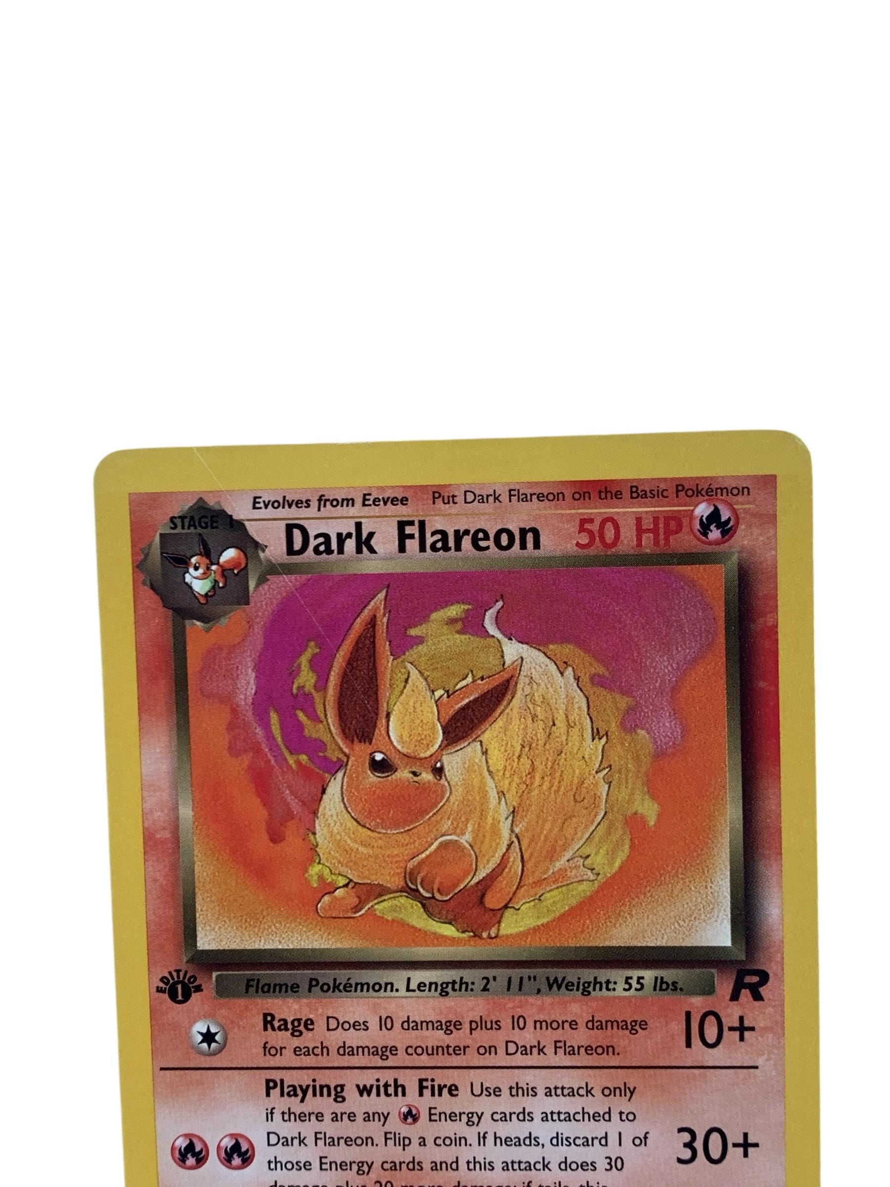 1st Edition Dark Flareon Team Rocket Set 35/82 1999 Wizards of the Coast Pokmon  TCG Card - Etsy