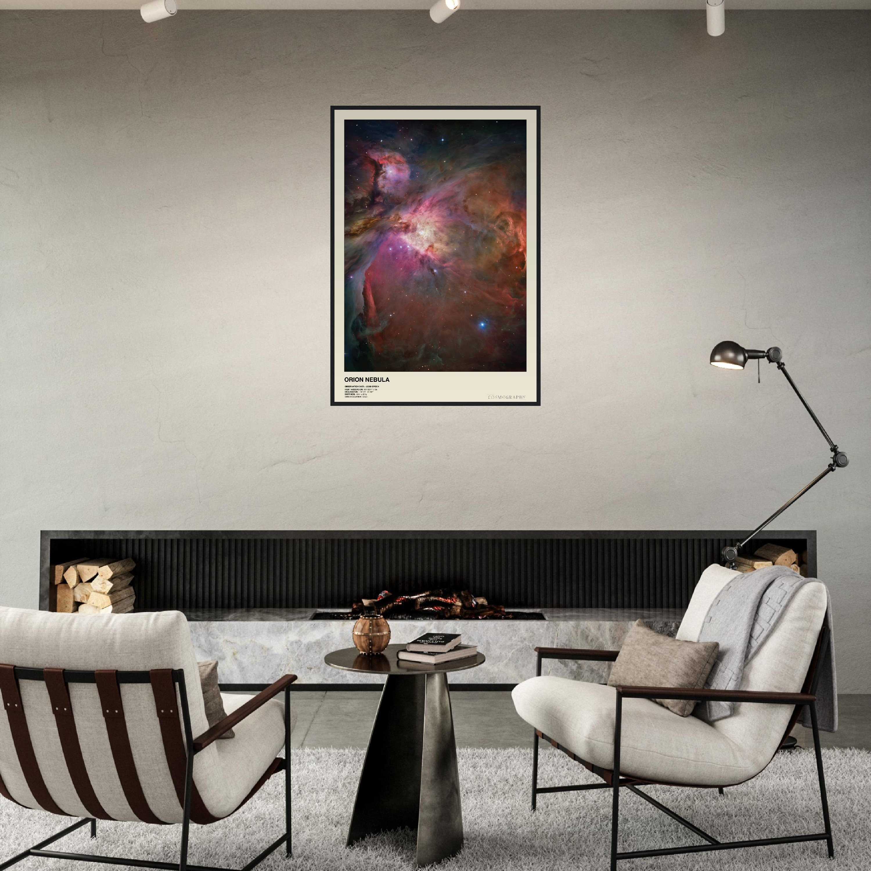 Orion Nebula Hubble Telescope Contemporary Astrophotography Art Nebula
