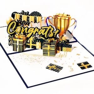 Congratulations 3D pop up card