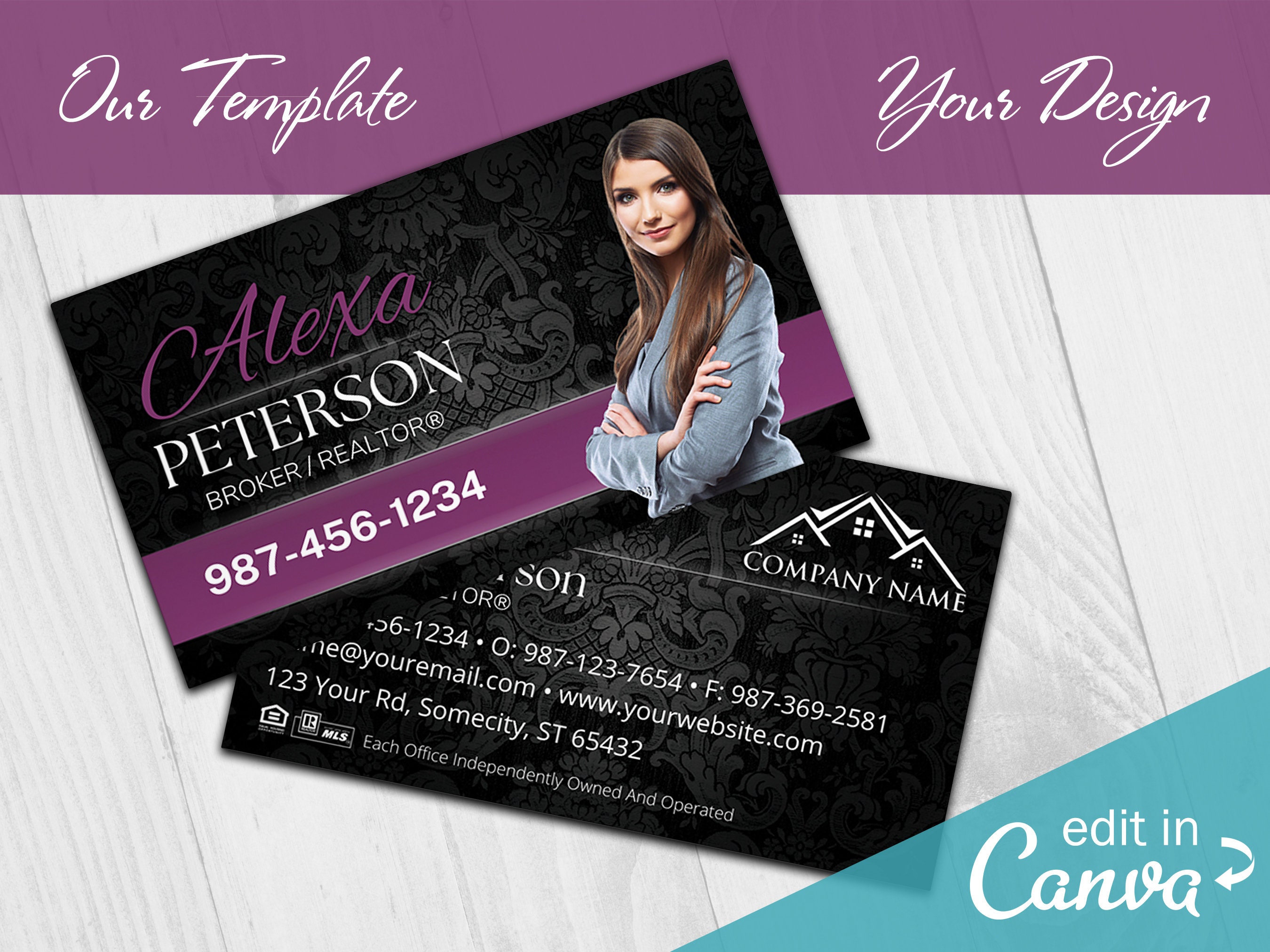 Berkshire Realtor Business Card - Etsy