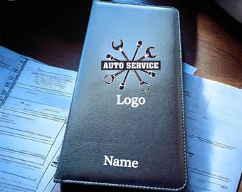 Personalized Car Dealer Gift For Customers, New Driver Gifts, Leather Car Document Holder