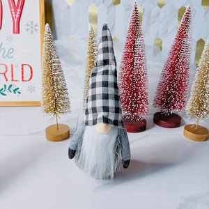 Handmade Father&#39;s Day Gnome: Buffalo Plaid Holiday Decor