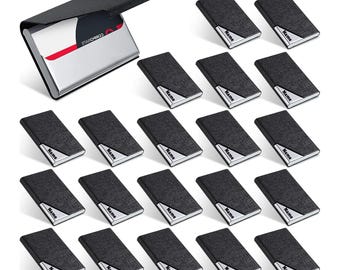 Custom Business Card Cases - 20, RFID Blocking Card Holder, Bulk Office Supplies