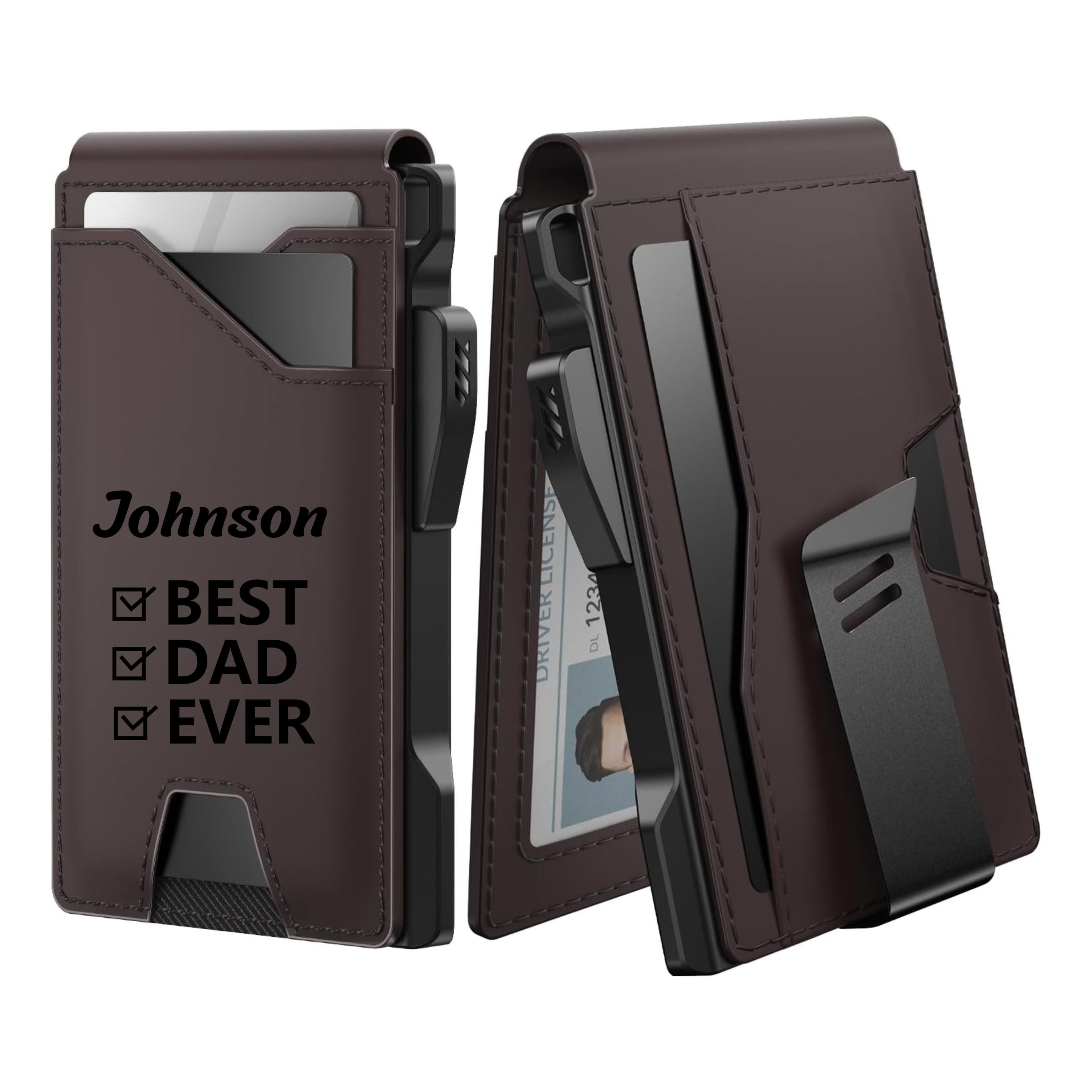 Card Wallet With Plastic Sleeves - Etsy