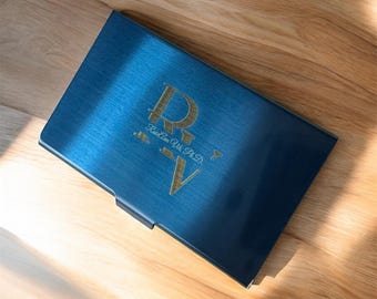 Stainless Steel Business Card Holder, Personalized Business Cards Case, New worker Office Gifts