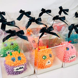 Clear Cake Boxes 10 Packs - Clear Gift Desserts Box with Handle
