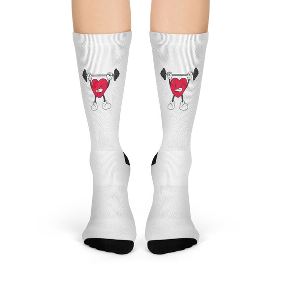 Funny Workout Socks Heart Lifting Socks Guys Workout Gifts - Etsy Funny Workout Socks Heart Lifting Socks Guys Workout Gifts - Etsy
