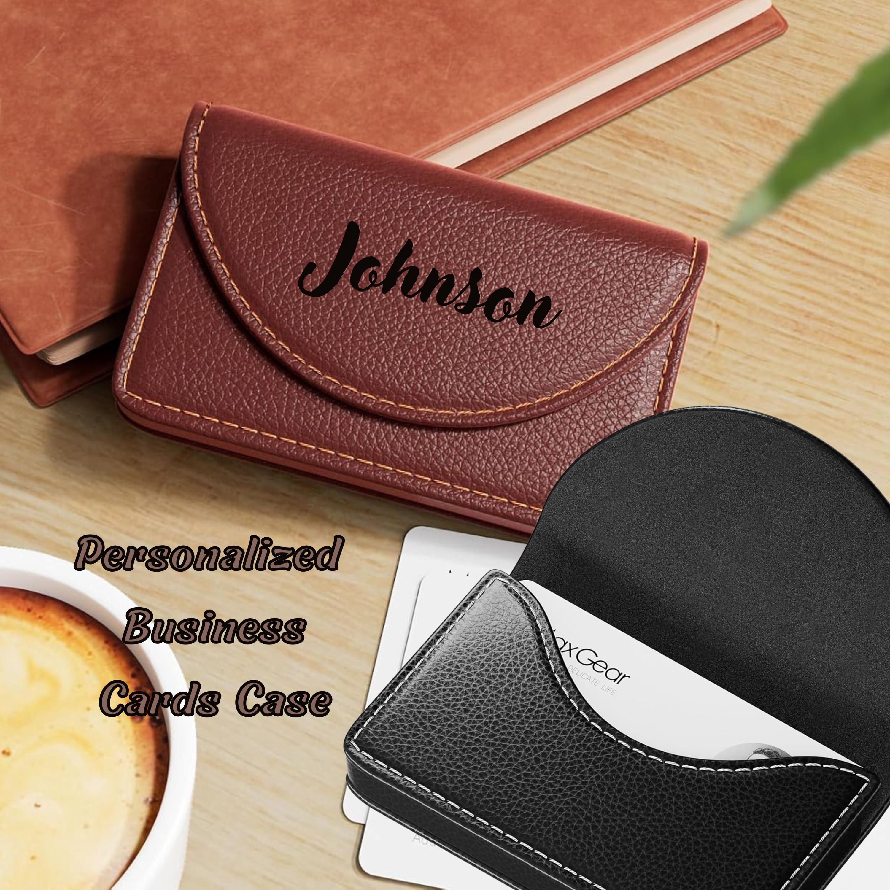 Magnetic Business Card Holder - Etsy