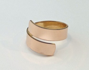 1/4 x 3&quot; (10) 18gS Copper Wrap Ring Blank 18 Gauge Soft Copper Tumble Polished Wrap Ring Blanks Flat Blanks Rounded Ends