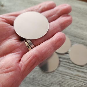 1-1/2&quot; Rounds (25) 14 Gauge Aluminum Circle Disc (1.5&quot; wide)