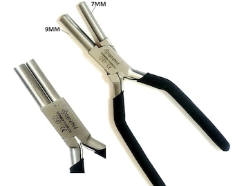 Loop Making, Bail Pliers 7.5 - 9 mm w/ spring - use to bend Money Clips, Tie Bars, Ring Bender Wrap Ring Bender