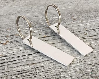 Brelok do kluczy 1/2 x 2" (100) 14gH z aluminium, twardy, 3003, z jednym otworem 3 mm