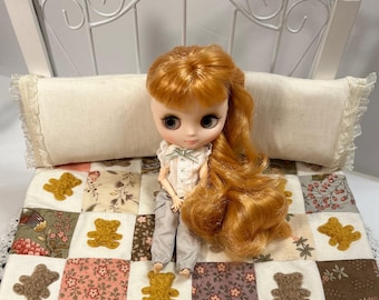 Handmade Quilt Set OOAK for Blythe Dolls