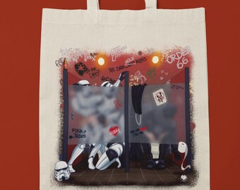 Tote Bag Stall Wars Cruising, Queer Artwork, Gay Wars, Star Wars, LGBTQ Canvas Bag, Darth Vader, Parody Artwork, Tote Bag, Canvas Bag, +18