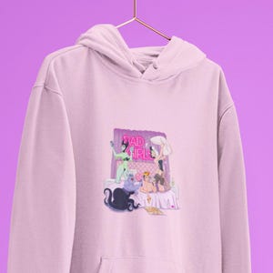 Unisex Hoodie Villains Slumber Party, Ursula, Cruella, Evil Queen, Maleficent, Parody, Party Girls, LGBTQ Apparel, Fun Hoodie, Gift, Clothes