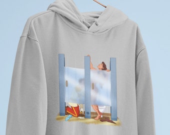 Sudadera unisex Glory Tale Cruising, Arte queer, Príncipes gay, Tarzán gay, Ropa LGBTQ, Juego gay, Ilustración de parodia, Sudadera gay, Regalo, +18