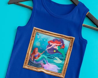Débardeur unisexe Une partie de votre monde Édition spéciale, La petite sirène, Ariel, Vêtements amusants, Princesse Disney, Débardeur amusant, Cadeau amusant, Vêtements