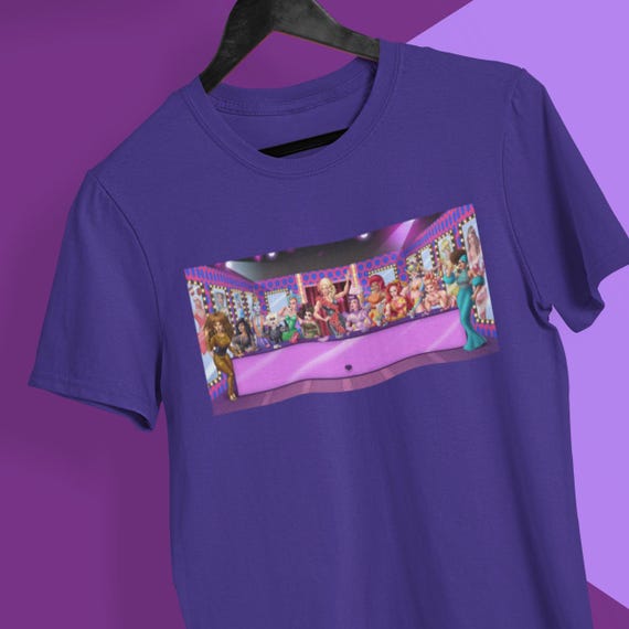 Unisex T-shirt Last Supper Drag DraGlam, Queer, Drag Queens, LGBTQ Apparel, Gay Pride Merchandise, Drag Race, Rupaul, Fun Gift, Clothes