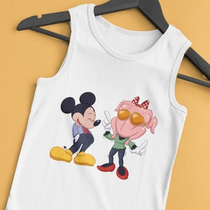 Unisex Tank Top Friendsgiving Special Edition, Parodie, lustige Bekleidung, Mickey, Thanksgiving, lustige Cartoons, Freunde Parodie, Top, Geschenk, Kleidung