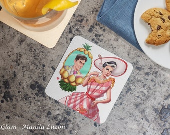 Juego de posavasos x2 Colección DraGlam (II), Decoración del hogar, LGBTQ, Drag Queens, Rupaul, Arte queer, Gay, Drag Race, Dibujos animados, Posavasos divertidos