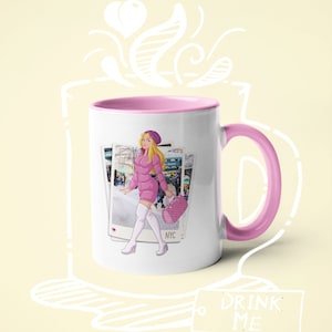Coffee Mug Aurora Street Fashion, Sleepy Beauty, Parody, Princess, Fashion, Fun Houseware, Classic Characters, Fun Cartoon, Mug, Drinkware