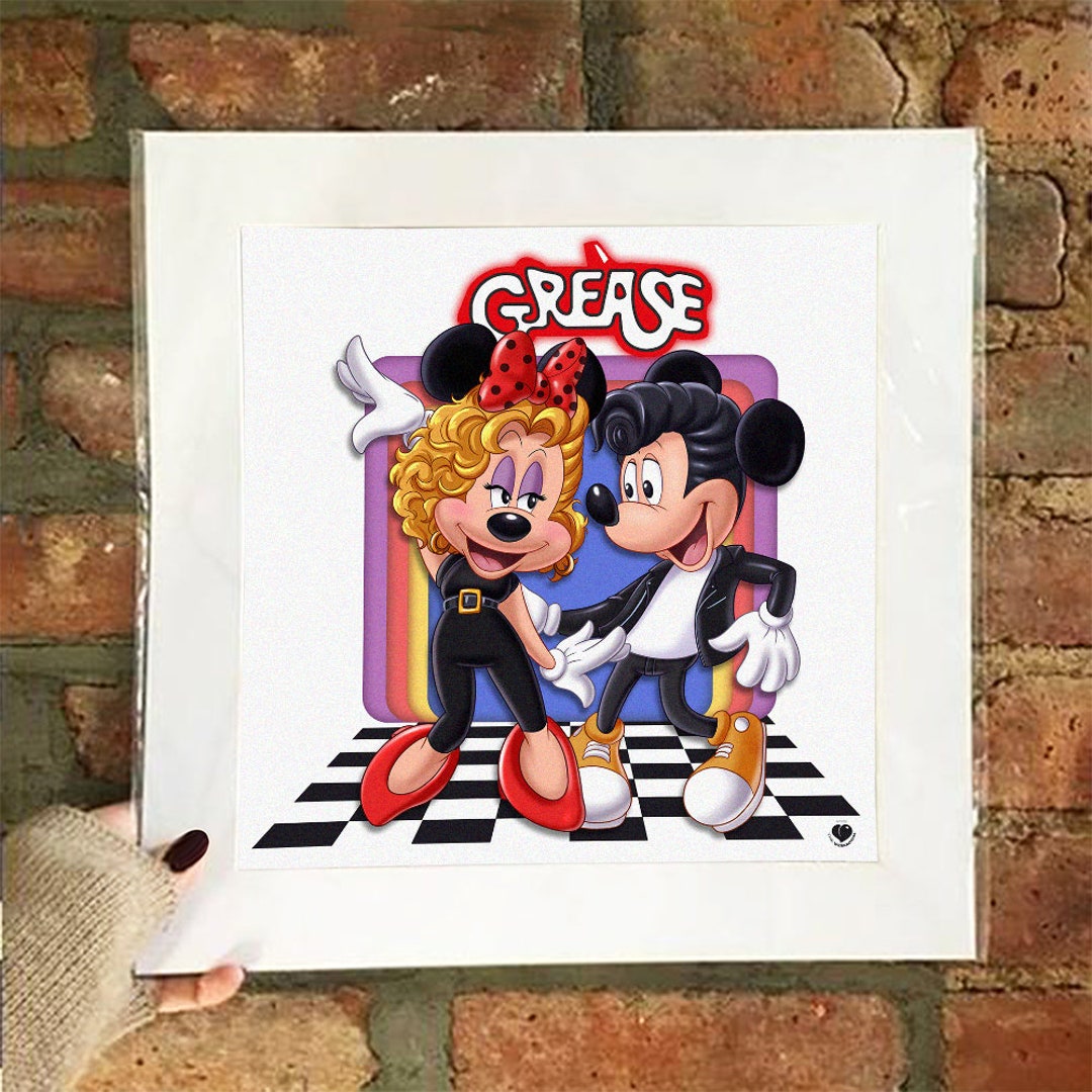 Matted Poster Grease Special Edition, Parody Artwork, Fun Poster
