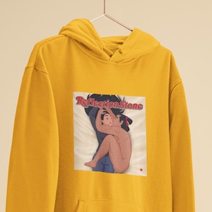Unisex Hoodie Reflection Stone Magazines, Princesses, Mulan, Parody Artwork, Fun Apparel, Classic Characters, Fun Sweatshirt, Gift, Clothes