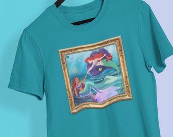 T-shirt unisex Parte del tuo mondo Edizione speciale, La Sirenetta, Ariel, Abbigliamento divertente, Principesse Disney, T-shirt divertente, Regalo divertente, Vestiti