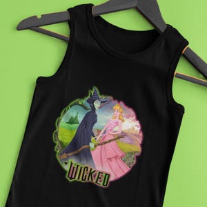 Unisex Tank Top Wicked Special Edition, Wicked, Elphaba, Aurora, Maleficent, Hexe, Fun Bekleidung, Halloween, Cartoon, Fun Top, Geschenk, Kleidung