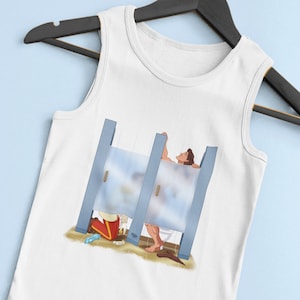 Unisex Tank Top Glory Tale Cruising, Queer Artwork, Gay Princes, Gay Triton, LGBTQ Apparel, Gay Mermaid, Parody Artwork, Gift, Clothes, +18