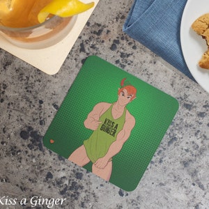 Set of Coasters x2 Dudes Collection, Home Decor, LGBTQ, Queer, Gay Superheroes, Gay Artwork, Parody Illustration, Cartoon, Fun Coasters, +18