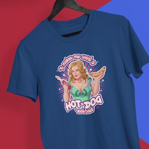 Unisex T-Shirt Paulette Coolidge Special Edition, Hot Dog, Parodie Kunst, lustige Kleidung, lustige Charaktere, lustige Cartoons, lustiges Hemd, Geschenk, Kleidung