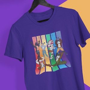 Unisex T-shirt YMCA Special Edition, Queer Artwork, Villains, Gay Illustration, LGBTQ Apparel, Gay Pride, Gay Classic Cartoon, Gift, Clothes