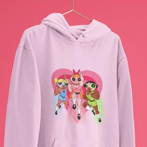 Unisex Hoodie The Powerpuff Boys Special Edition, Queer Art, Gay superheroes, LGBTQ Apparel, Gay Pride, Gay Cartoon, Fun Sweatshirt, Gift