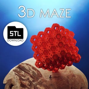3D Maze Labyrinth - STL File Download for 3D Printing