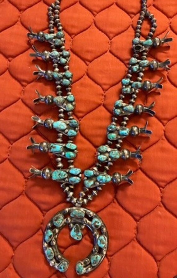 vintage squash blossom necklace Gem
