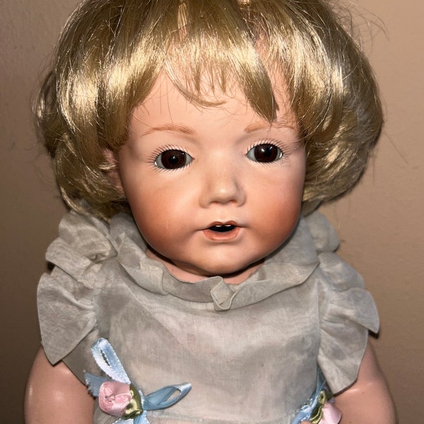Repros antiker Puppen - Kestner Repro Häubchen Hilda