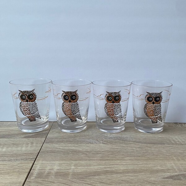 Owl With Glasses Etsy