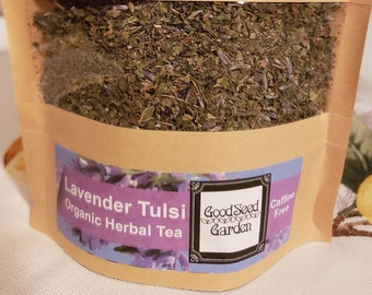 Organic Lavender Tulsi Tea