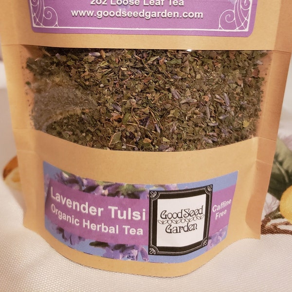 Organic Lavender Tulsi Tea