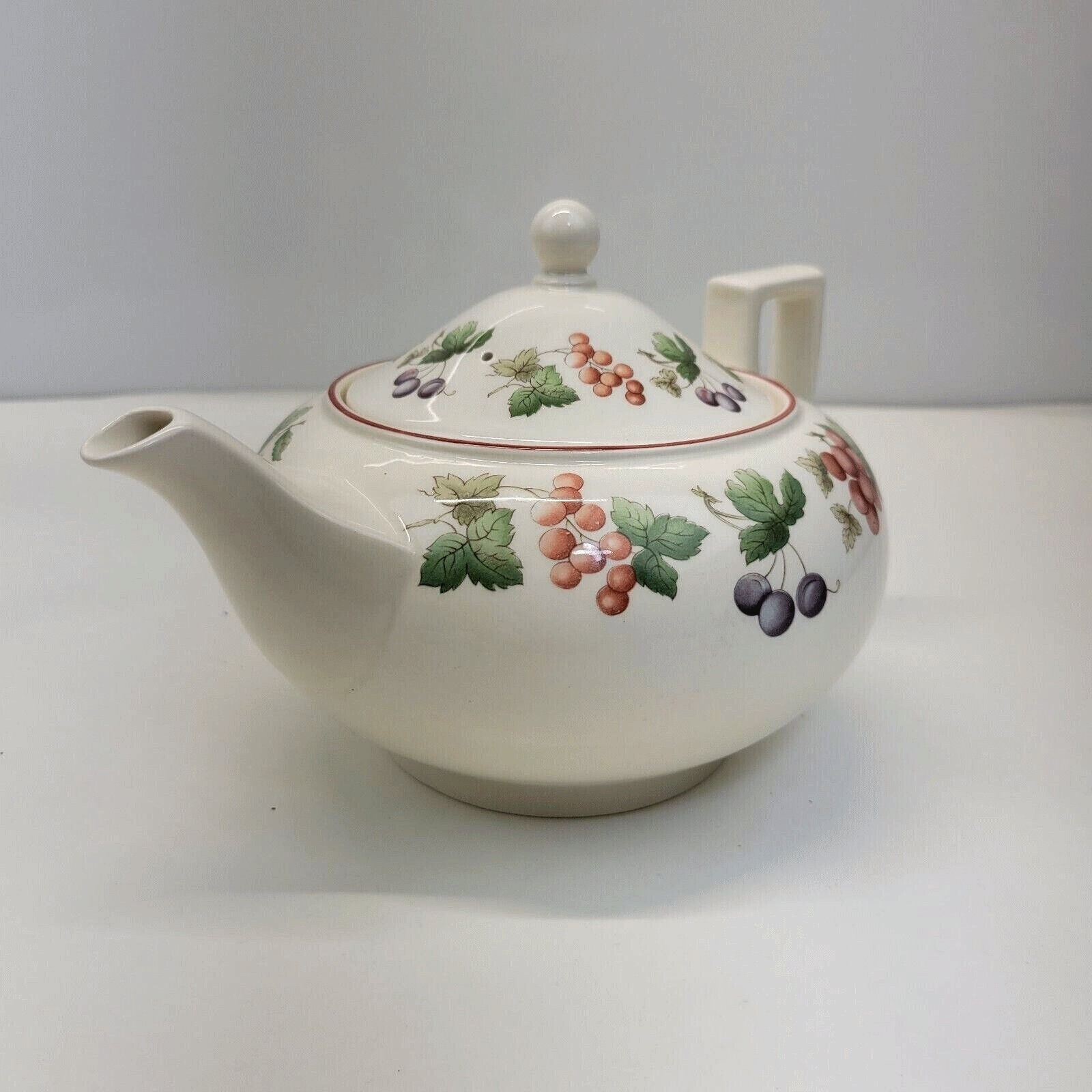 Wedgwood Provence Queensware Tea Pot 1990 Made in England Etsy