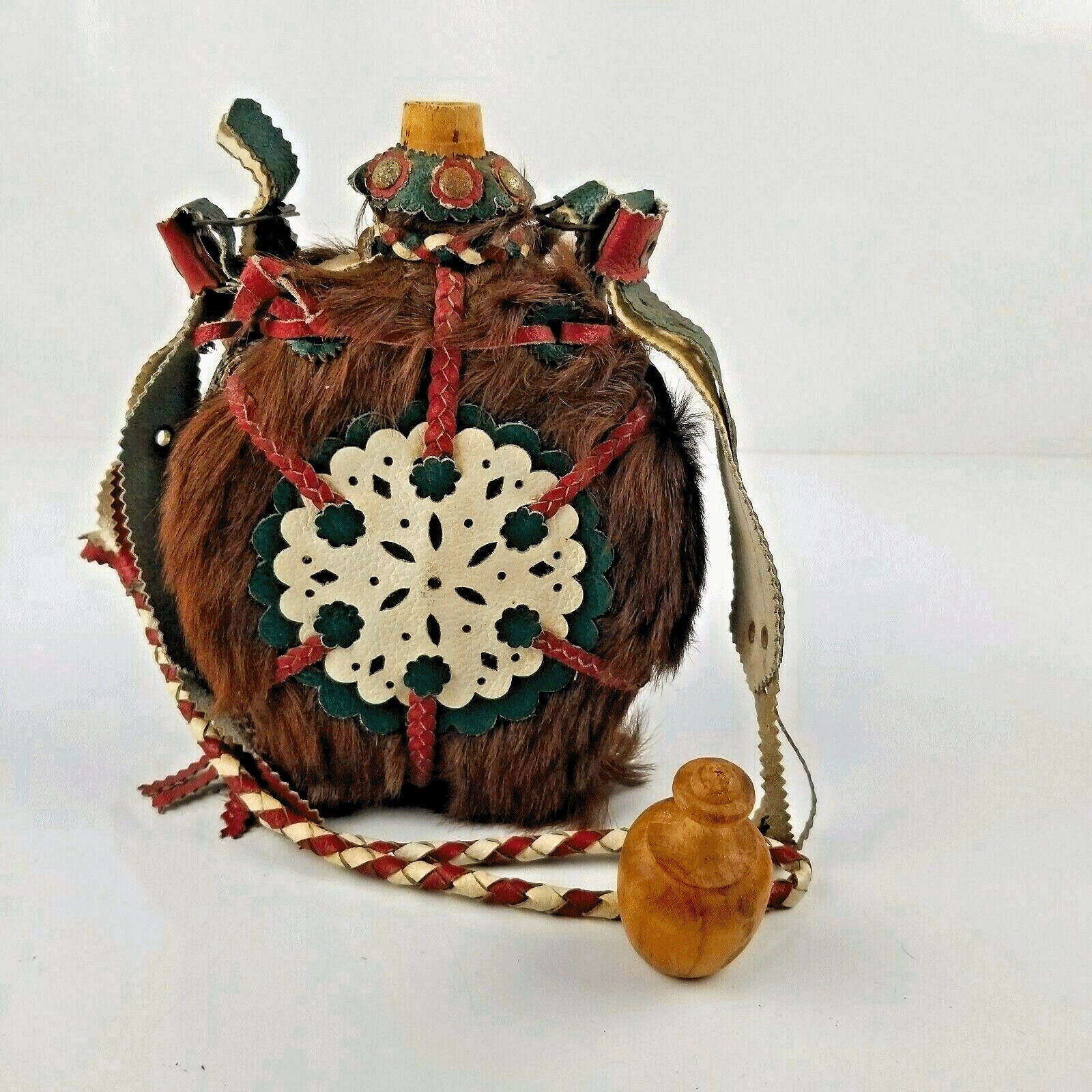Grande bouteille vintage, bouteille scoubidou,dame jeanne,tissage fils plastiques, déco