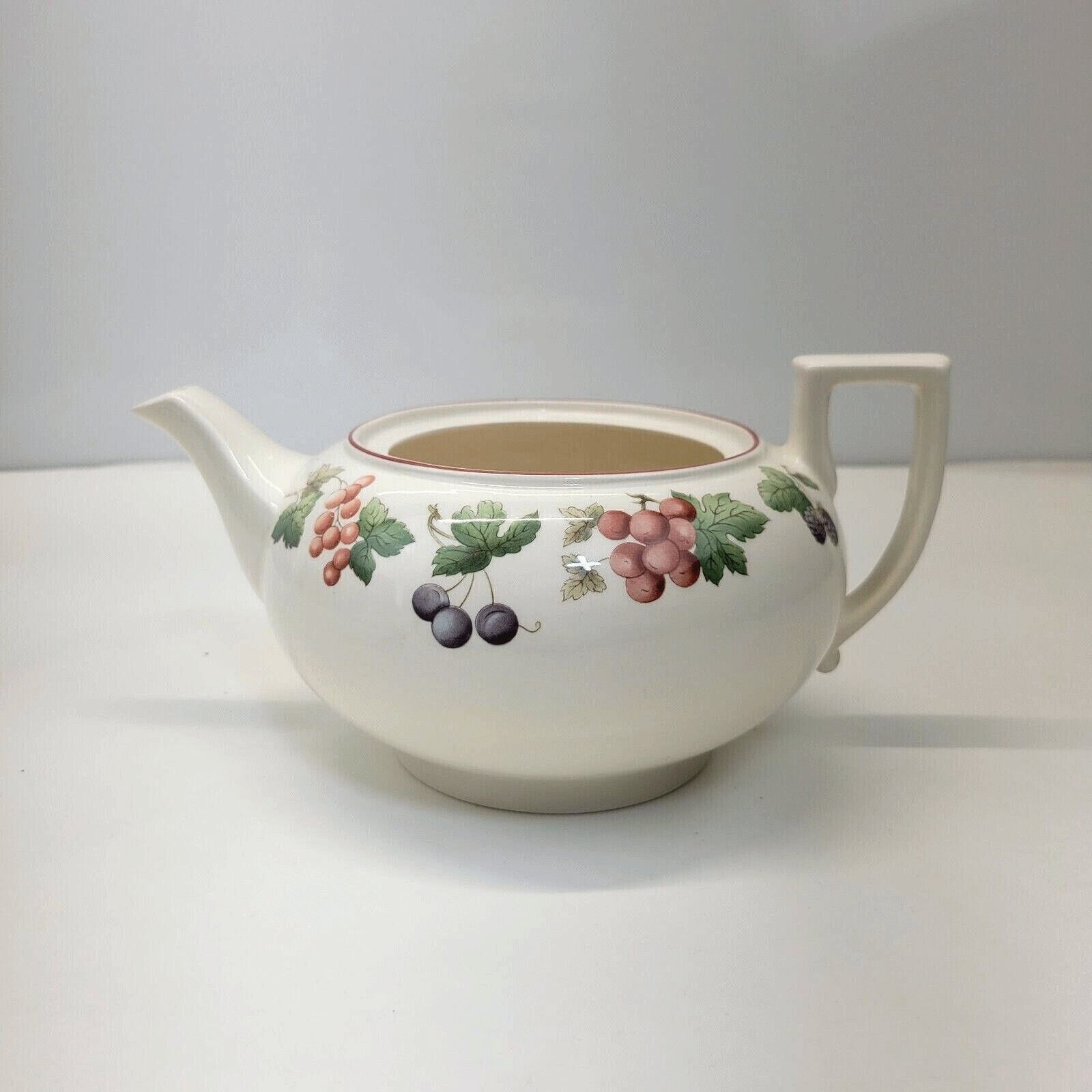 Wedgwood Provence Queensware Tea Pot 1990 Made in England Etsy