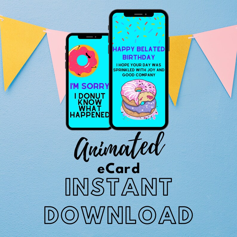 Happy Belated Birthday Animated Ecard | Animated Birthday Card | Ecard ...